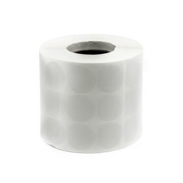 Transparent self-adhesive round stickers - box seals (stickers) 25 mm