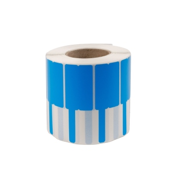 Labels for marking and labeling wires and cables blue - roll of 1000pcs
