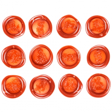 Hand wax stamp (seal) – Signs of the Zodiac / Virgo (23 August – 22 September)