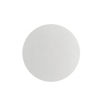 Transparent self-adhesive label with no residue glue 20 mm round