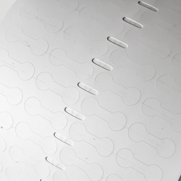 Vinyl sticker to seal medicine vials and containers 22 x 8 mm