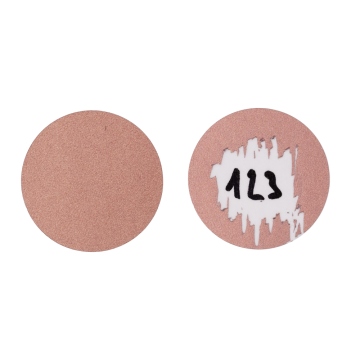 Scratch-off sticker rose gold 25mm circle