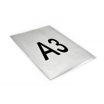 Silver mirror adhesive VOID security film A3