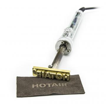 Burning die for leather and plastic stamping with custom logo (design)