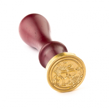 Hand wax stamp (seal) – Wedding toast