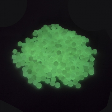 Sealing wax fluorescent green - beads 30 g - Type 27