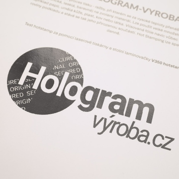 Hot Stamping foil sheet - silver