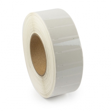 Residual security sticker, white, 50 x 20 mm