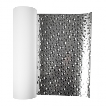 Universal hologram self-adhesive foil, bulk, design -  round lenses