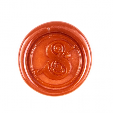 Hand wax stamp (seal) – Decorative letter S