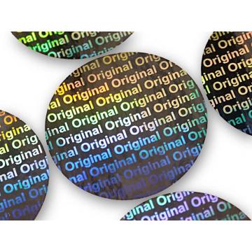 Circular hologram for dry impression